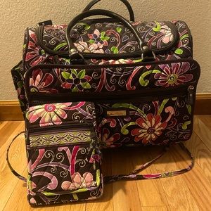 Vera Bradley Suitcase & Matching Purse